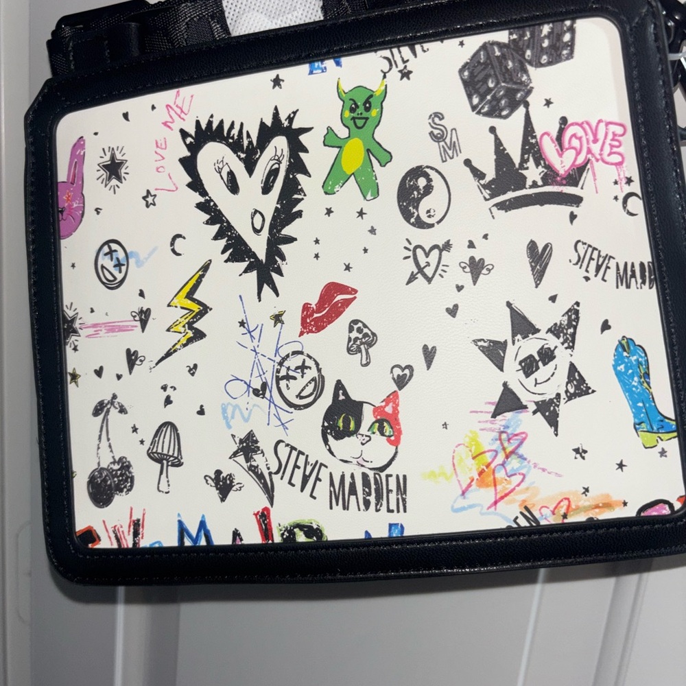 Steve Madden Multicolor Graphic Crossbody Bag - Picture 2 of 2